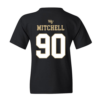 Wake Forest - NCAA Football : Sydir Mitchell - Sports Shersey Youth T-Shirt-1