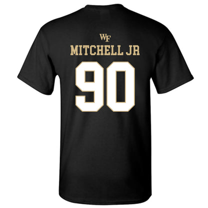 Wake Forest - NCAA Football : Sydir Mitchell jr - Sports Shersey T-Shirt-1