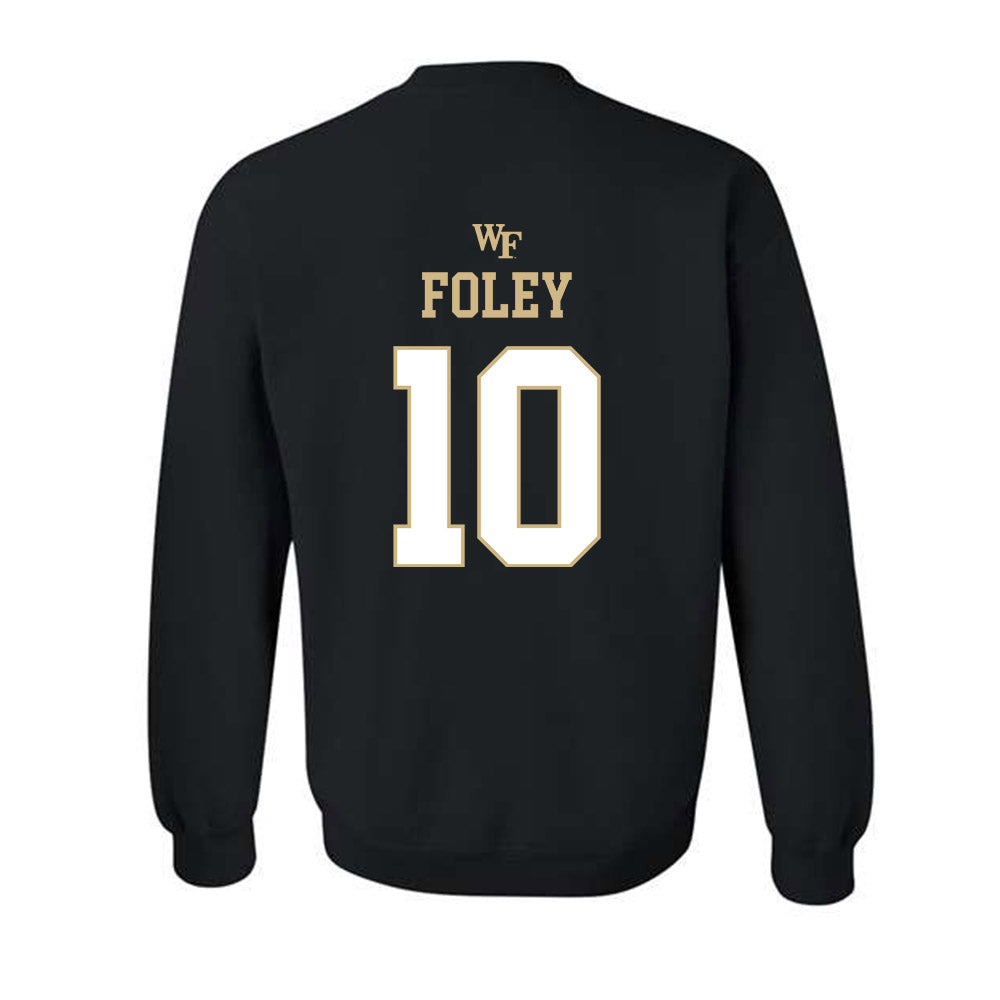 Wake Forest - NCAA Football : Jack Foley - Sports Shersey Crewneck Sweatshirt-1