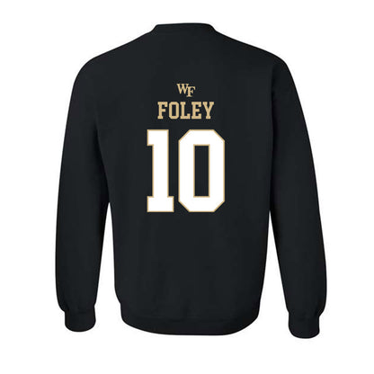 Wake Forest - NCAA Football : Jack Foley - Sports Shersey Crewneck Sweatshirt-1