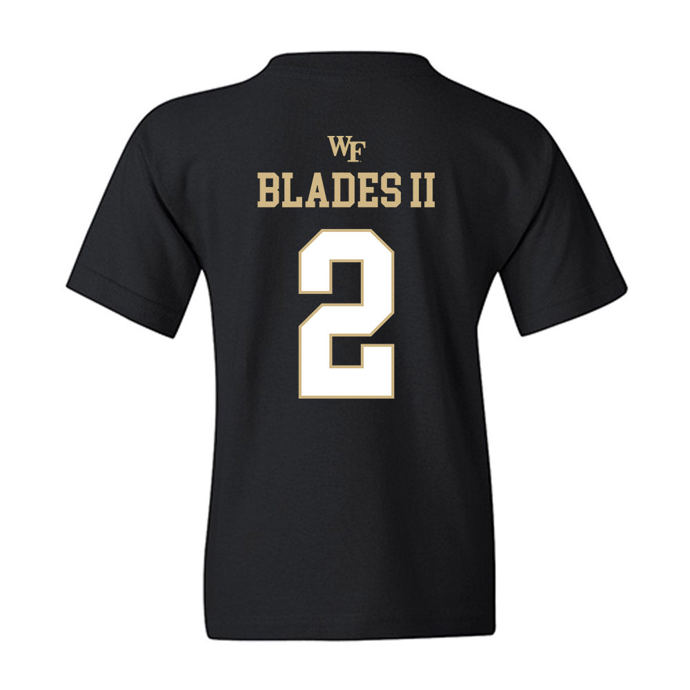 Wake Forest - NCAA Football : Brian Blades II - Sports Shersey Youth T-Shirt-1