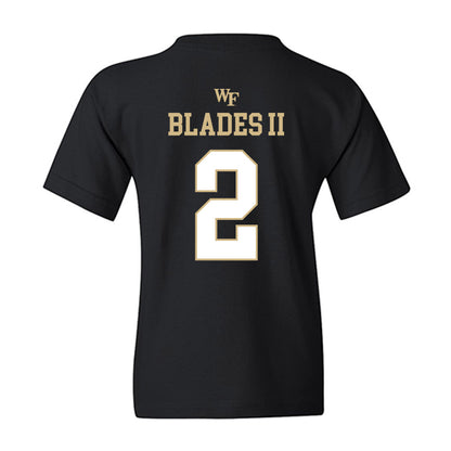 Wake Forest - NCAA Football : Brian Blades II - Sports Shersey Youth T-Shirt-1