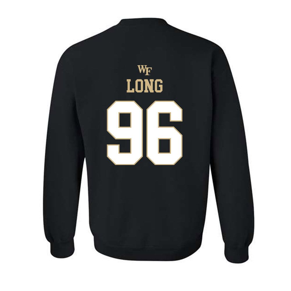 Wake Forest - NCAA Football : Cooper Long - Sports Shersey Crewneck Sweatshirt-1