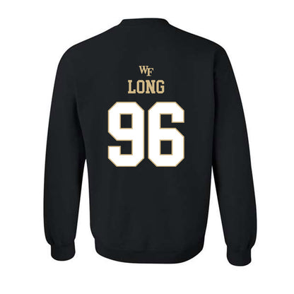 Wake Forest - NCAA Football : Cooper Long - Sports Shersey Crewneck Sweatshirt-1