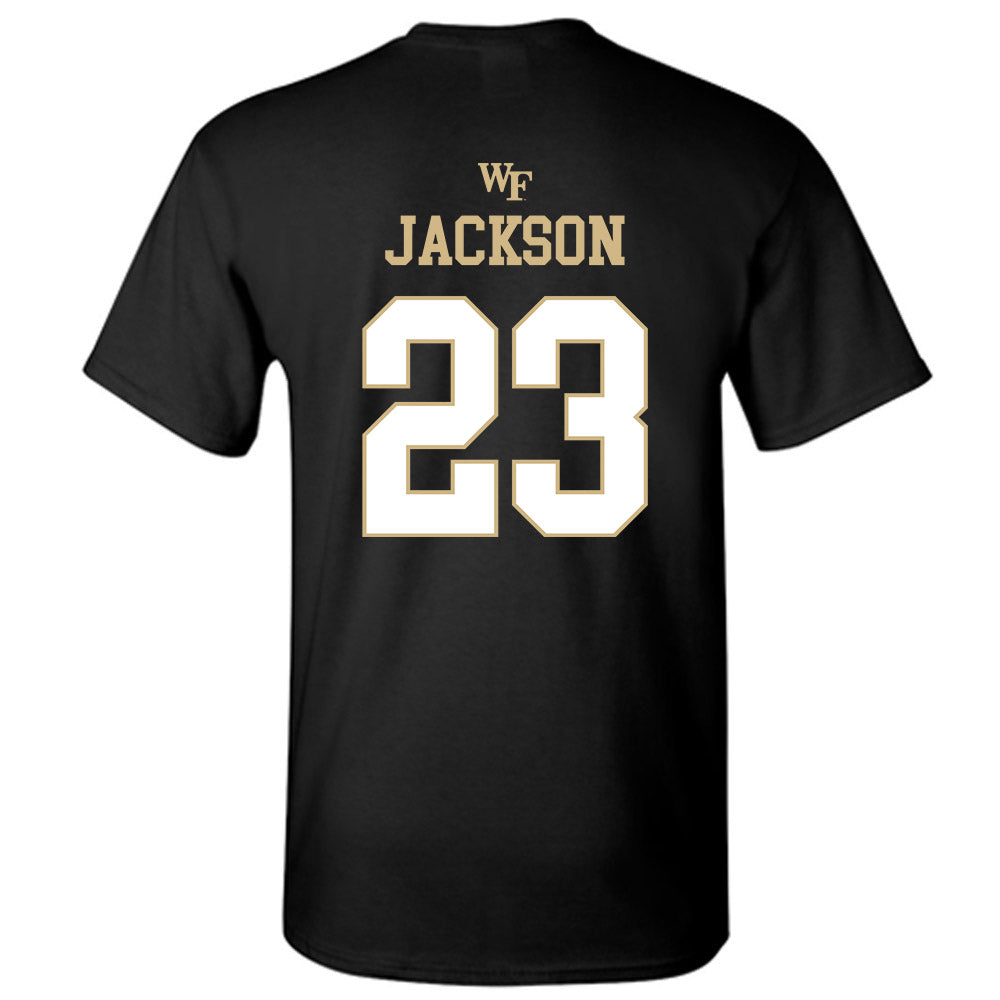 Wake Forest - NCAA Football : Zeek Jackson - Sports Shersey T-Shirt-1