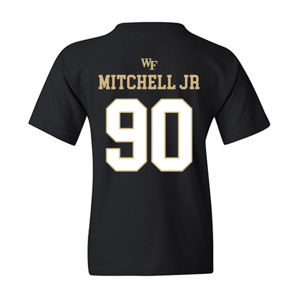 Wake Forest - NCAA Football : Sydir Mitchell jr - Sports Shersey Youth T-Shirt-1
