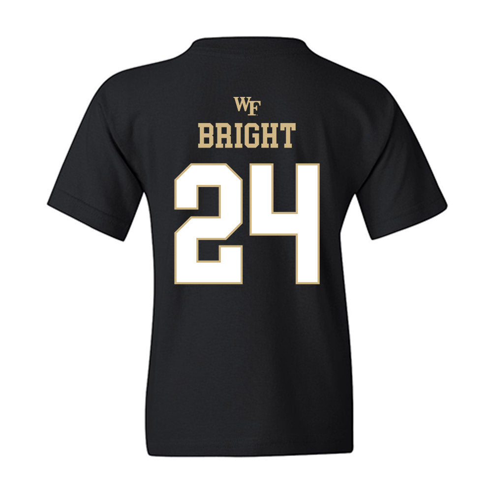 Wake Forest - NCAA Football : Micah Bright - Sports Shersey Youth T-Shirt-1
