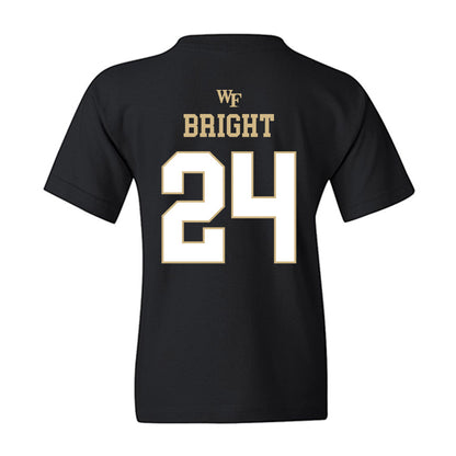 Wake Forest - NCAA Football : Micah Bright - Sports Shersey Youth T-Shirt-1
