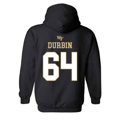 Wake Forest - NCAA Football : Dylan Durbin - Sports Shersey Hooded Sweatshirt-1