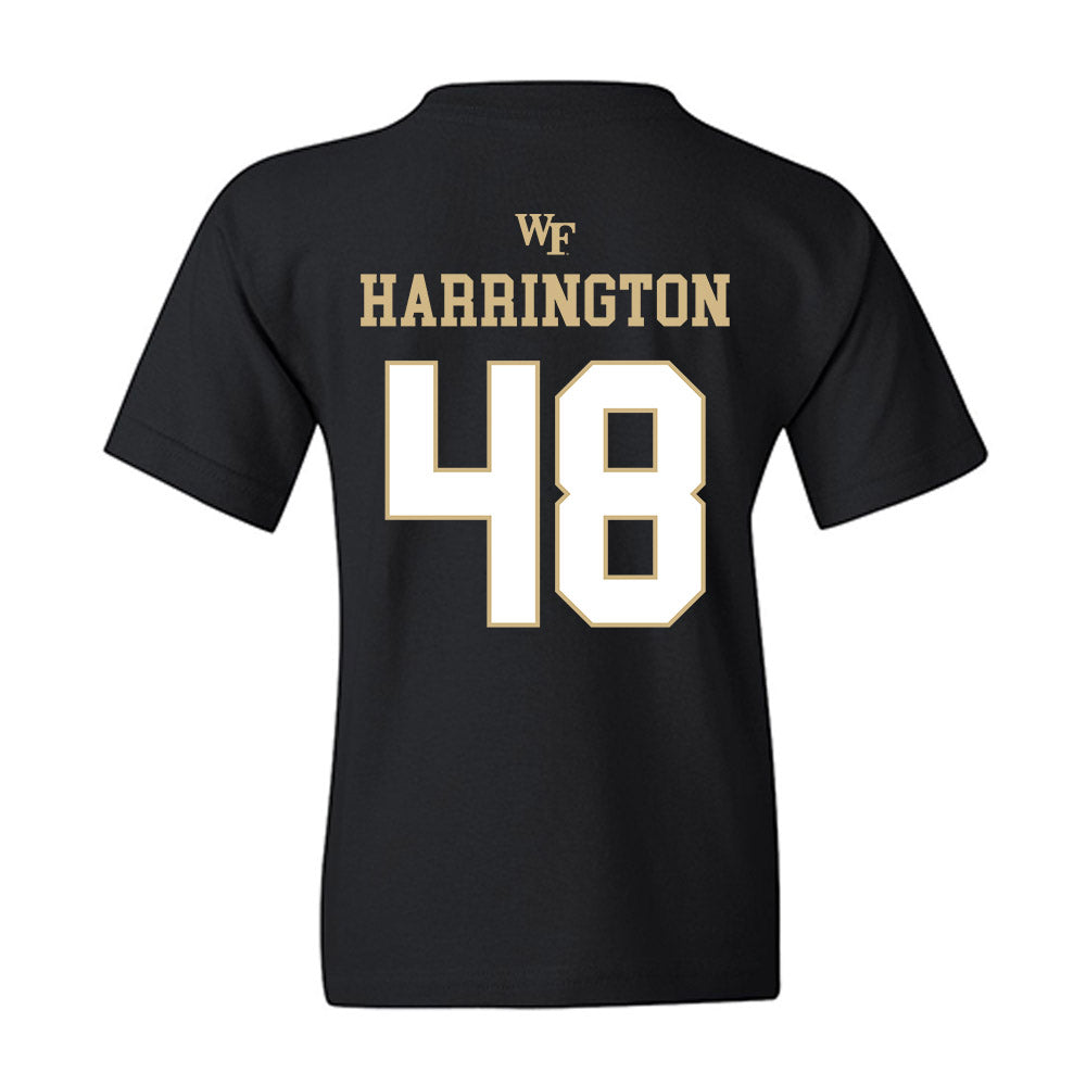 Wake Forest - NCAA Football : Ryan Harrington - Sports Shersey Youth T-Shirt-1