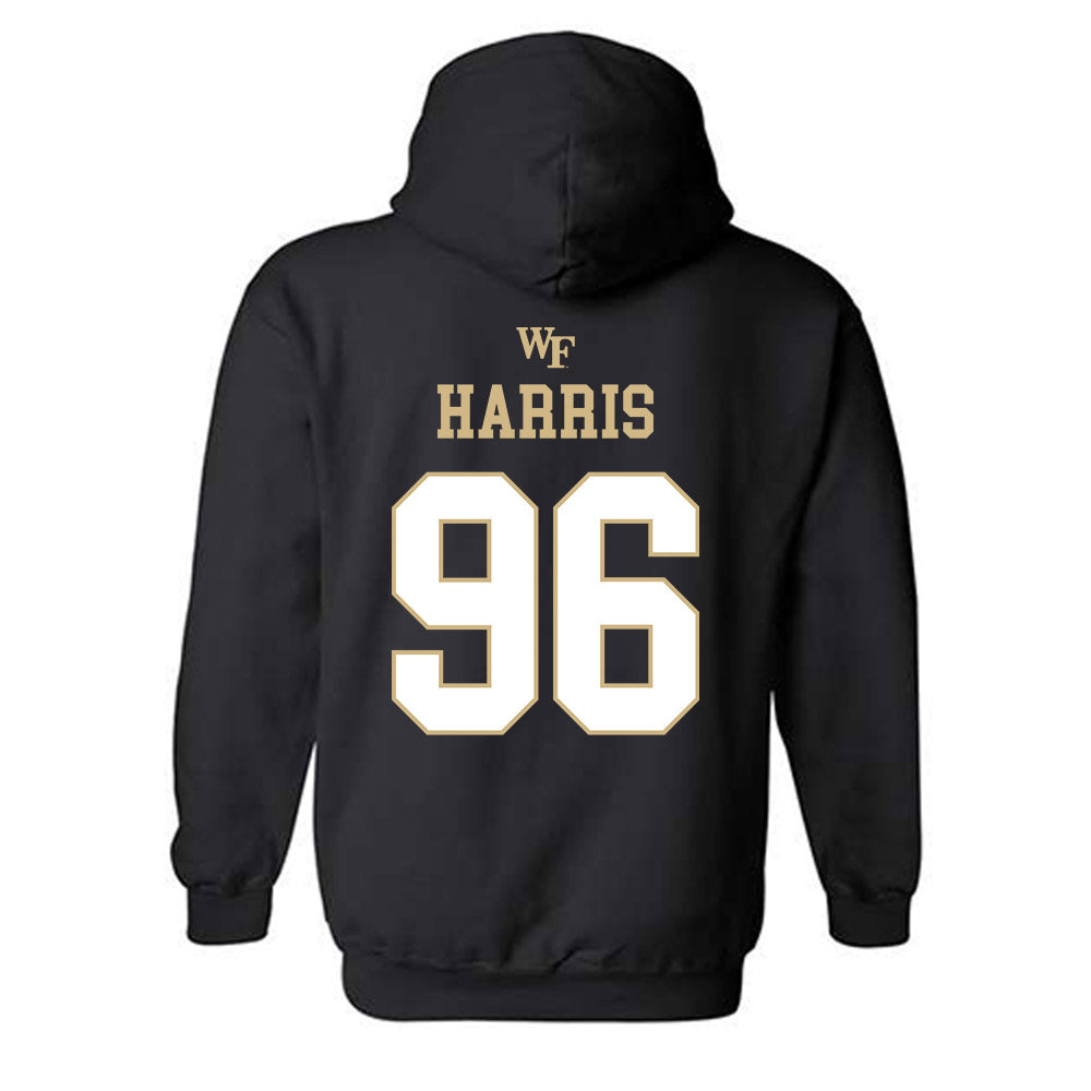 Wake Forest - NCAA Football : Christian Harris - Sports Shersey Hooded Sweatshirt-1