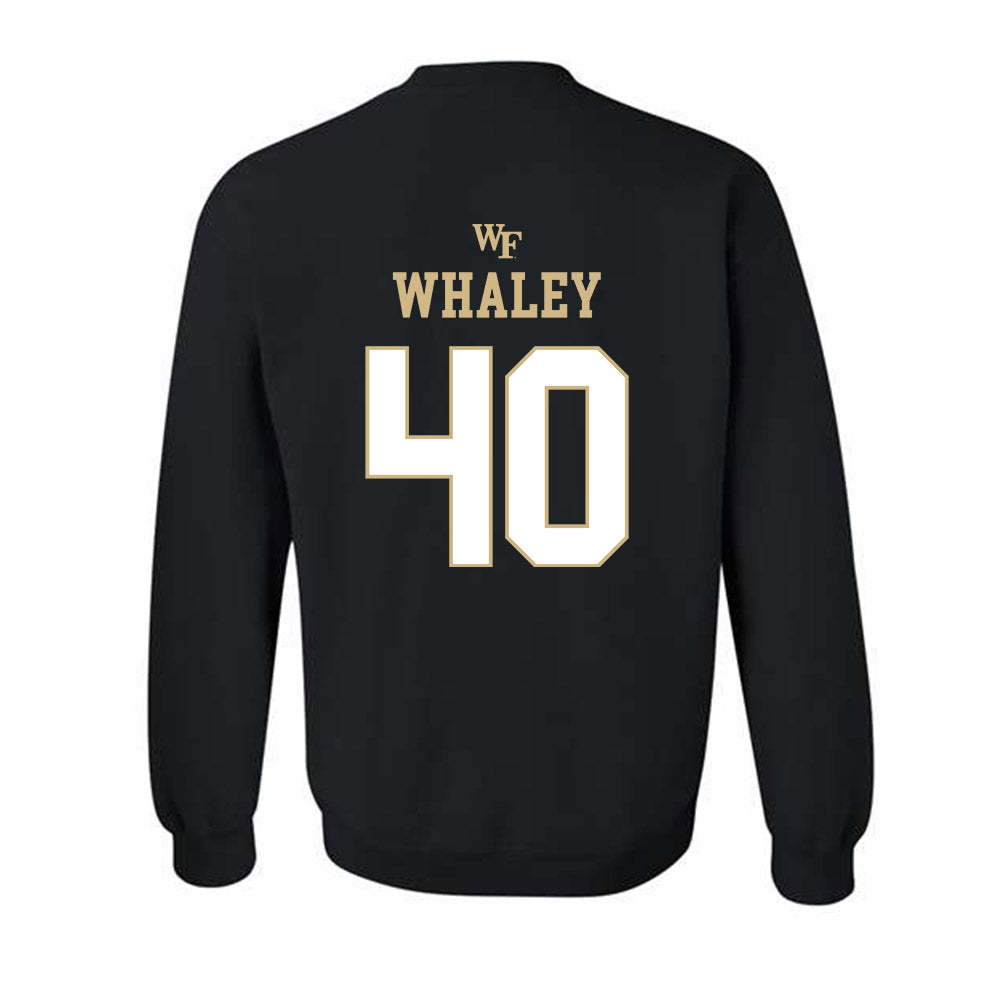 Wake Forest - NCAA Football : Whittman Whaley - Sports Shersey Crewneck Sweatshirt-1