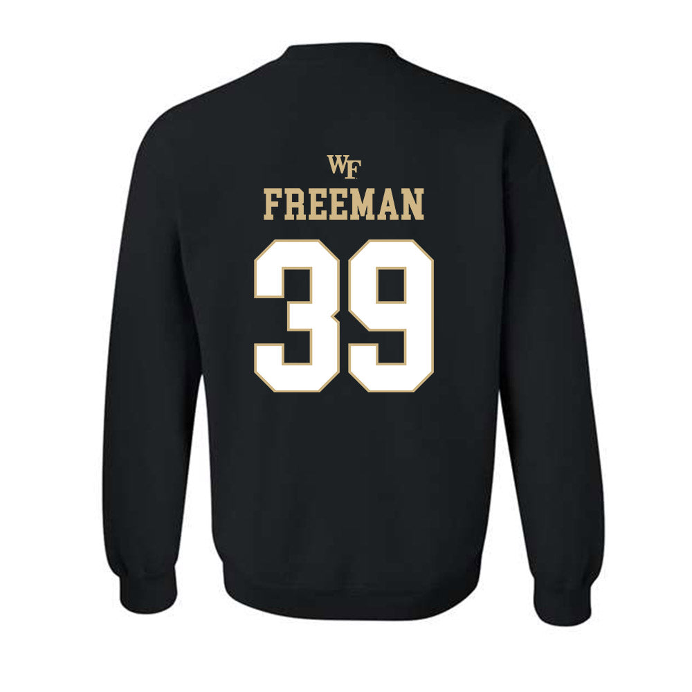 Wake Forest - NCAA Football : Wyatt Freeman - Sports Shersey Crewneck Sweatshirt-1