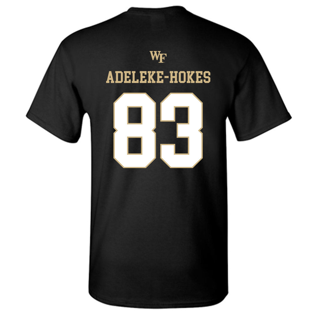 Wake Forest - NCAA Football : Kobe Adeleke-Hokes - Sports Shersey T-Shirt-1