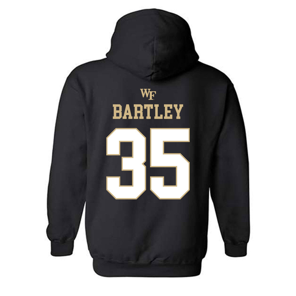 Wake Forest - NCAA Football : Koredell Bartley - Sports Shersey Hooded Sweatshirt-1