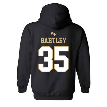Wake Forest - NCAA Football : Koredell Bartley - Sports Shersey Hooded Sweatshirt-1