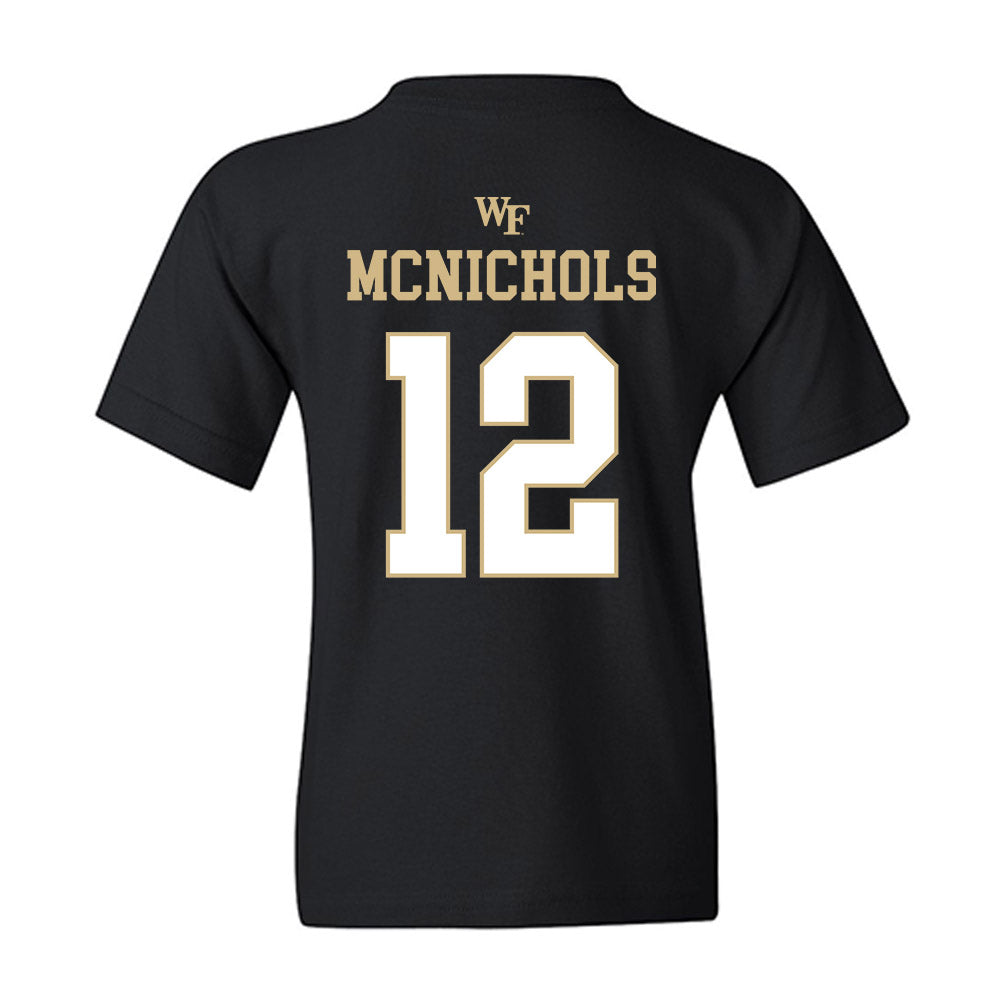 Wake Forest - NCAA Football : Tylan McNichols - Sports Shersey Youth T-Shirt-1