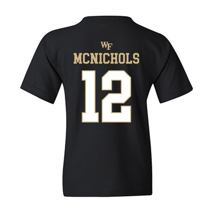 Wake Forest - NCAA Football : Tylan McNichols - Sports Shersey Youth T-Shirt-1