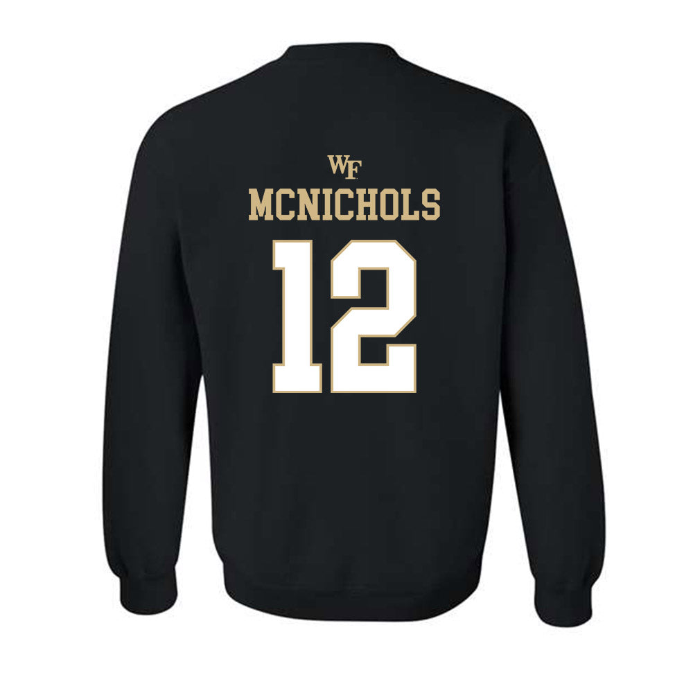 Wake Forest - NCAA Football : Tylan McNichols - Sports Shersey Crewneck Sweatshirt-1