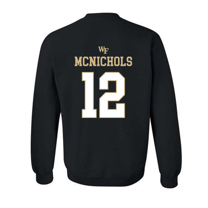Wake Forest - NCAA Football : Tylan McNichols - Sports Shersey Crewneck Sweatshirt-1