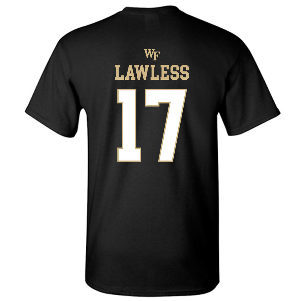 Wake Forest - NCAA Football : Grant Lawless - Sports Shersey T-Shirt-1