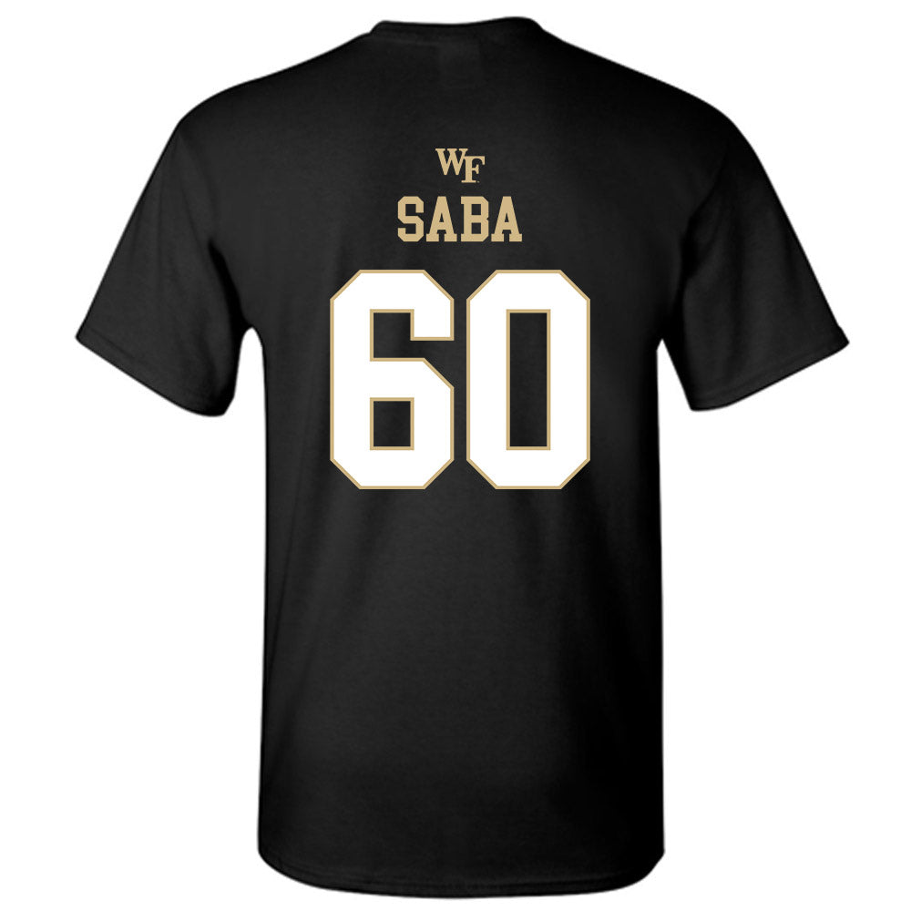 Wake Forest - NCAA Football : Will Saba - Sports Shersey T-Shirt-1