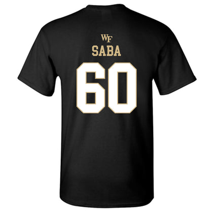 Wake Forest - NCAA Football : Will Saba - Sports Shersey T-Shirt-1