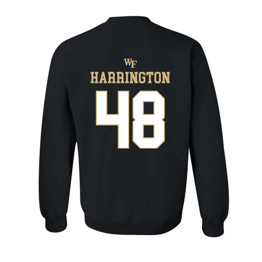Wake Forest - NCAA Football : Ryan Harrington - Sports Shersey Crewneck Sweatshirt-1