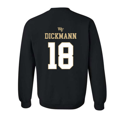Wake Forest - NCAA Football : Drayden Dickmann - Sports Shersey Crewneck Sweatshirt-1
