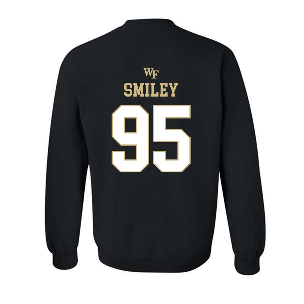 Wake Forest - NCAA Football : Brandon Smiley - Sports Shersey Crewneck Sweatshirt-1