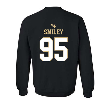 Wake Forest - NCAA Football : Brandon Smiley - Sports Shersey Crewneck Sweatshirt-1