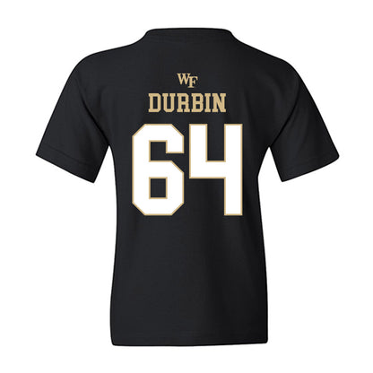 Wake Forest - NCAA Football : Dylan Durbin - Sports Shersey Youth T-Shirt-1