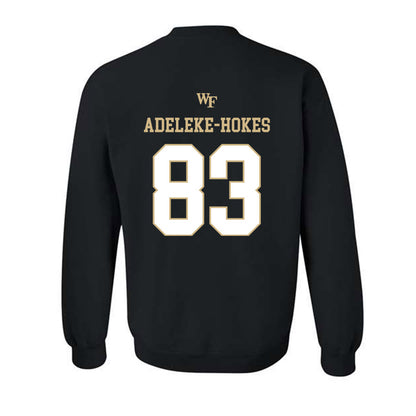 Wake Forest - NCAA Football : Kobe Adeleke-Hokes - Sports Shersey Crewneck Sweatshirt-1
