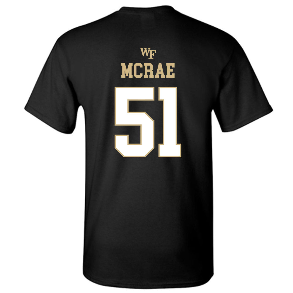 Wake Forest - NCAA Football : Devin McRae - Sports Shersey T-Shirt-1