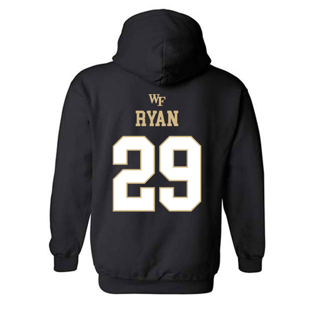 Wake Forest - NCAA Football : Jake Ryan - Sports Shersey Hooded Sweatshirt-1