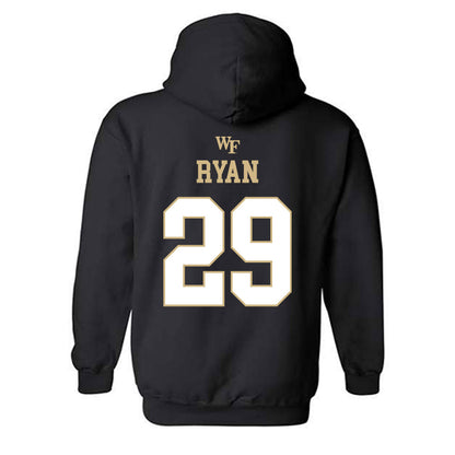 Wake Forest - NCAA Football : Jake Ryan - Sports Shersey Hooded Sweatshirt-1