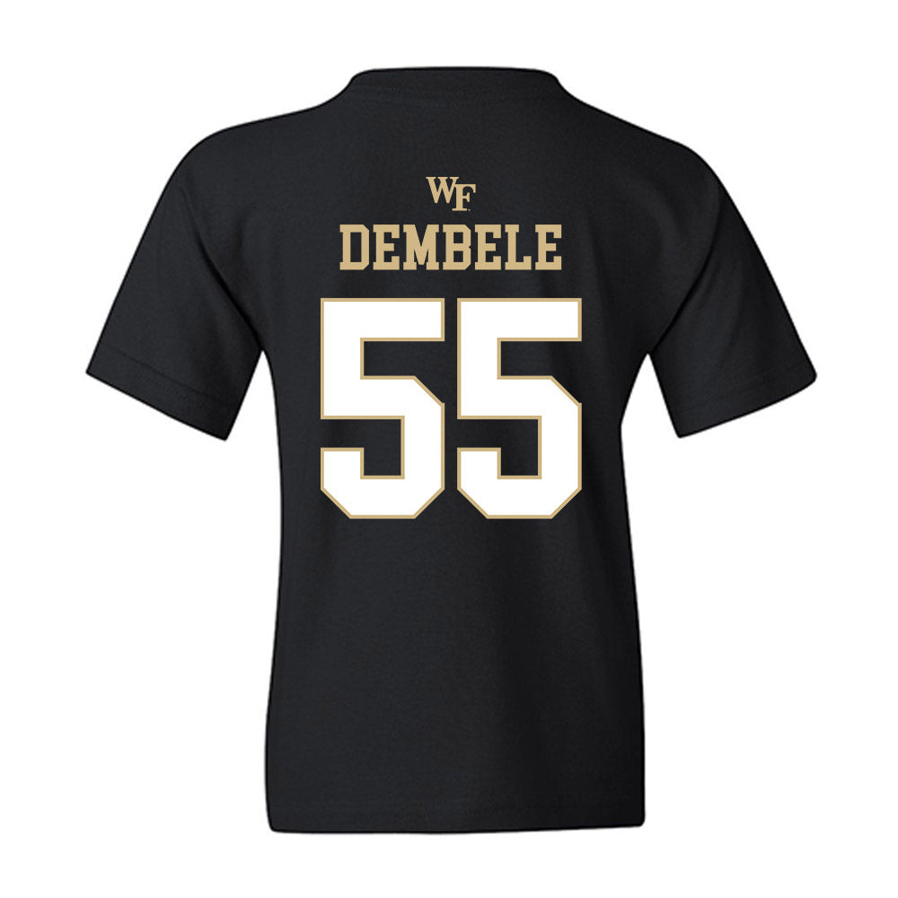 Wake Forest - NCAA Football : Kadear Dembele - Sports Shersey Youth T-Shirt-1