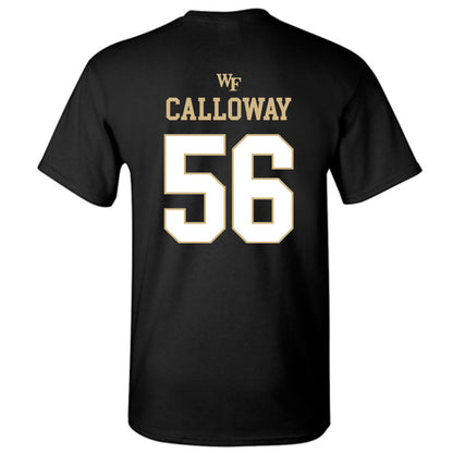 Wake Forest - NCAA Football : Ethan Calloway - Sports Shersey T-Shirt-1