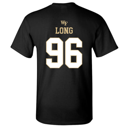 Wake Forest - NCAA Football : Cooper Long - Sports Shersey T-Shirt-1