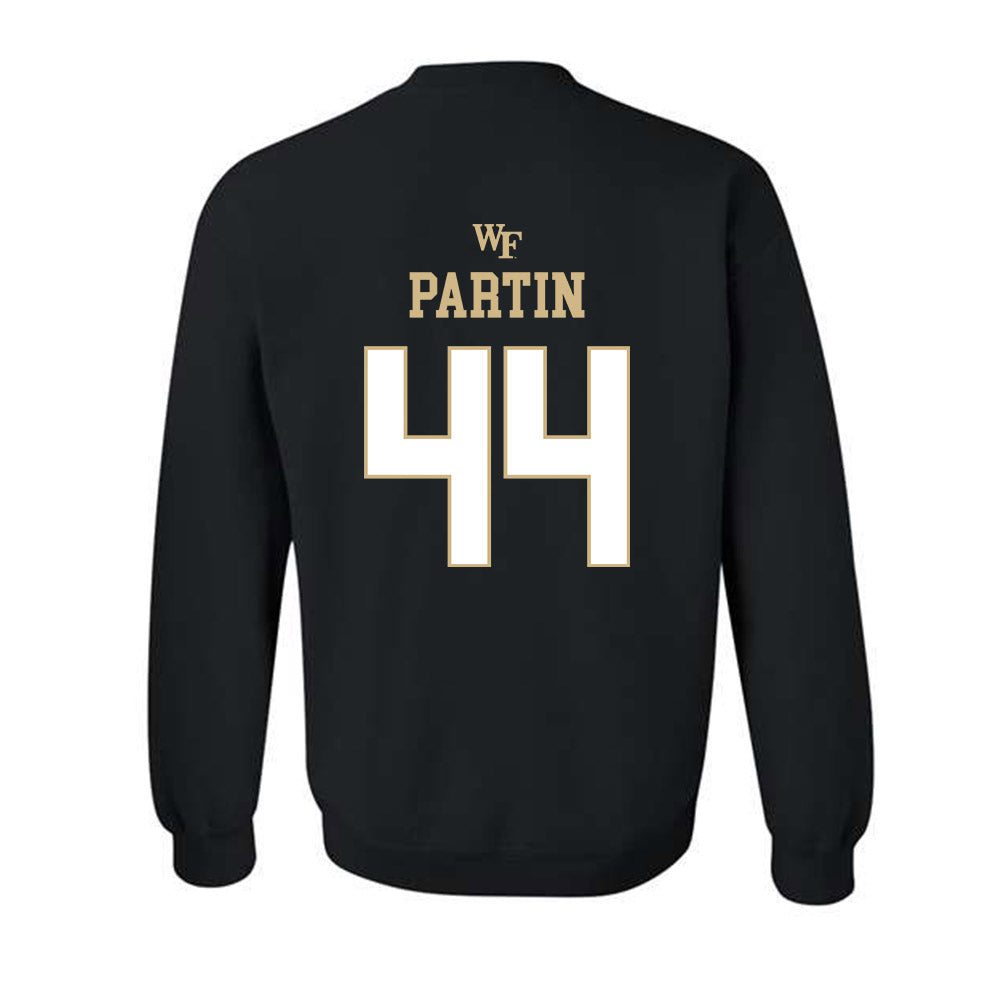 Wake Forest - NCAA Football : Monroe Partin - Sports Shersey Crewneck Sweatshirt-1