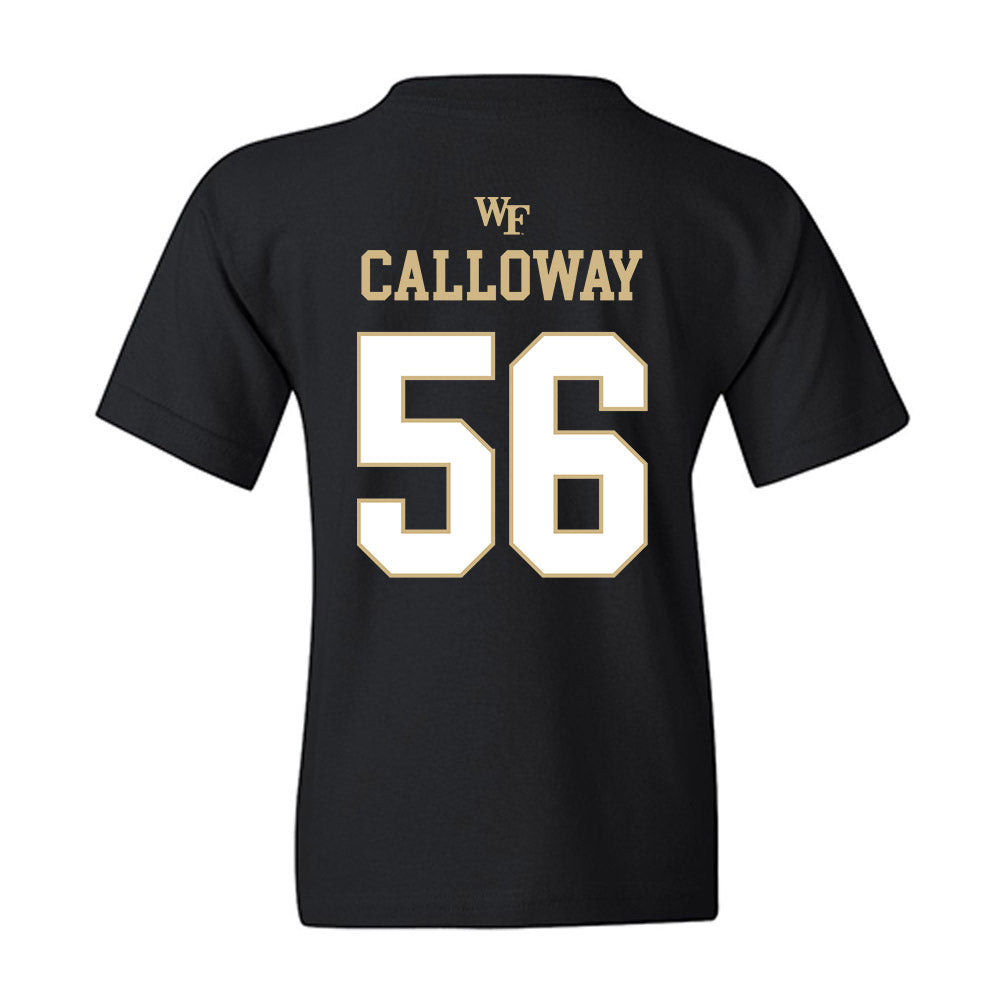 Wake Forest - NCAA Football : Ethan Calloway - Sports Shersey Youth T-Shirt-1