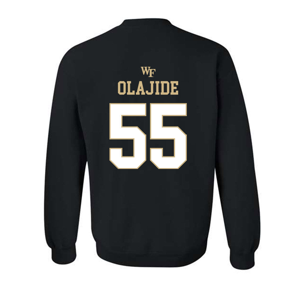 Wake Forest - NCAA Football : Tolu Olajide - Sports Shersey Crewneck Sweatshirt-1