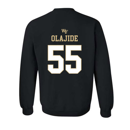 Wake Forest - NCAA Football : Tolu Olajide - Sports Shersey Crewneck Sweatshirt-1