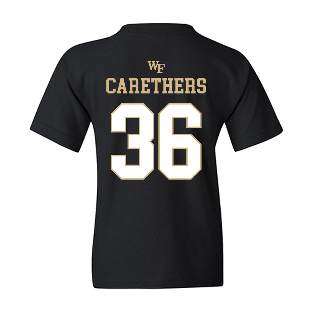 Wake Forest - NCAA Football : Seth Carethers - Sports Shersey Youth T-Shirt-1