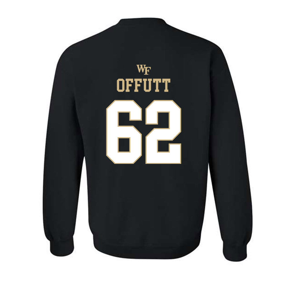 Wake Forest - NCAA Football : Jaishaun Offutt - Sports Shersey Crewneck Sweatshirt-1