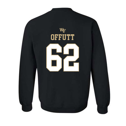 Wake Forest - NCAA Football : Jaishaun Offutt - Sports Shersey Crewneck Sweatshirt-1