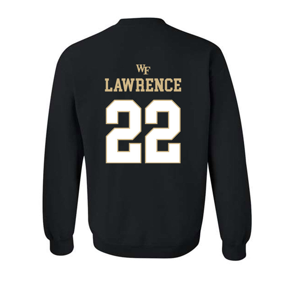 Wake Forest - NCAA Football : Deuce Lawrence - Sports Shersey Crewneck Sweatshirt-1