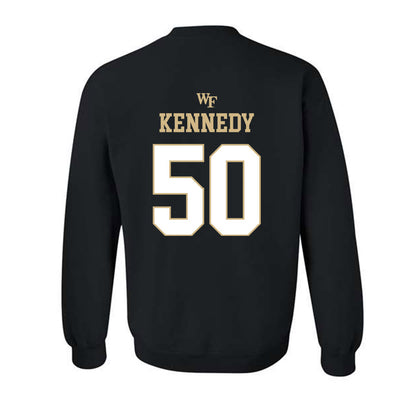 Wake Forest - NCAA Football : Ja'Marion Kennedy - Sports Shersey Crewneck Sweatshirt-1