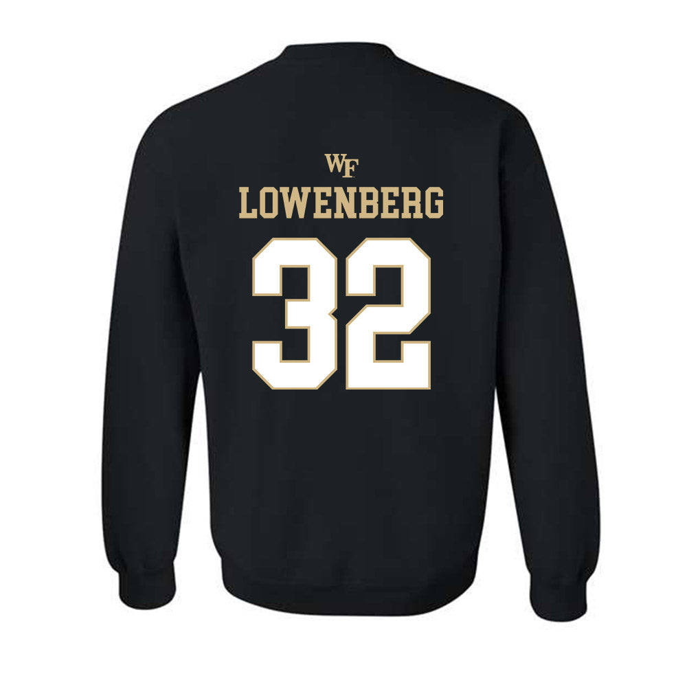Wake Forest - NCAA Football : Joel Lowenberg - Sports Shersey Crewneck Sweatshirt-1