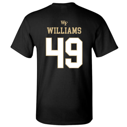 Wake Forest - NCAA Football : Eric Williams - Sports Shersey T-Shirt-1